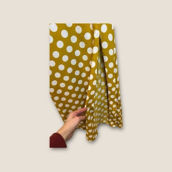 TopShop NWT Yellow polka Dot Midi Dress Open Back Size 4 - Picture 4 of 8